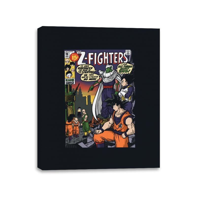 Z-Fighters - Canvas Wraps Canvas Wraps RIPT Apparel 11x14 / Black