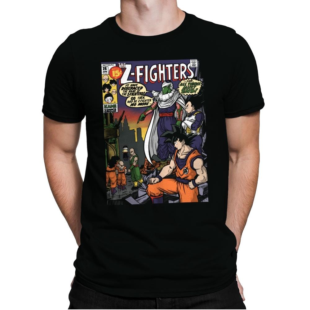 Z-Fighters - Mens Premium T-Shirts RIPT Apparel Small / Black