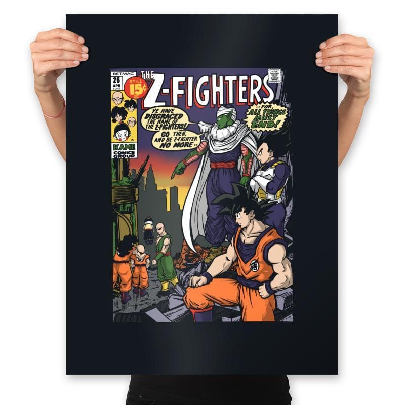 Z-Fighters - Prints Posters RIPT Apparel 18x24 / Black