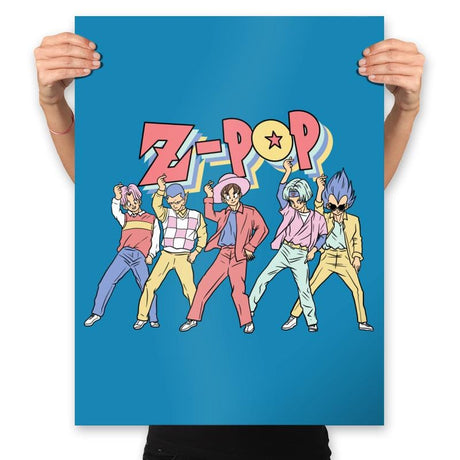 Z Pop - Prints Posters RIPT Apparel 18x24 / Sapphire