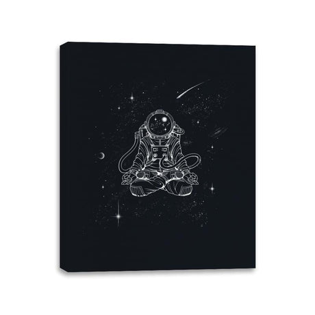 Zen Astronaut - Canvas Wraps Canvas Wraps RIPT Apparel 11x14 / Black