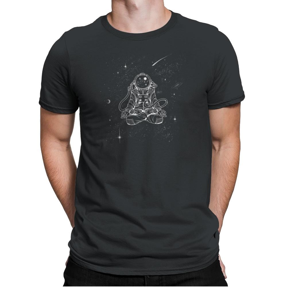 Zen Astronaut - Mens Premium T-Shirts RIPT Apparel Small / Heavy Metal
