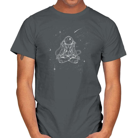 Zen Astronaut - Mens T-Shirts RIPT Apparel Small / Charcoal