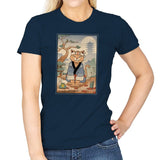 Zen Meowster - Womens T-Shirts RIPT Apparel Small / Navy