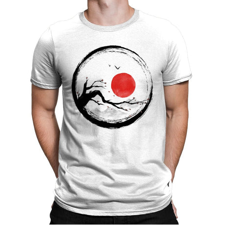 Zen Nature - Mens Premium T-Shirts RIPT Apparel Small / White