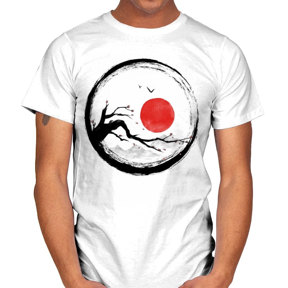 Zen Nature - Mens T-Shirts RIPT Apparel Small / White