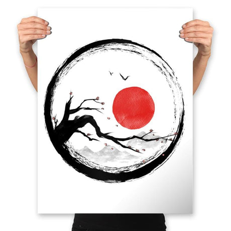 Zen Nature - Prints Posters RIPT Apparel 18x24 / White