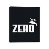 Zero - Canvas Wraps Canvas Wraps RIPT Apparel 11x14 / Black