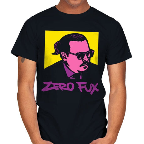 Zero Fux Given - Mens T-Shirts RIPT Apparel Small / Black