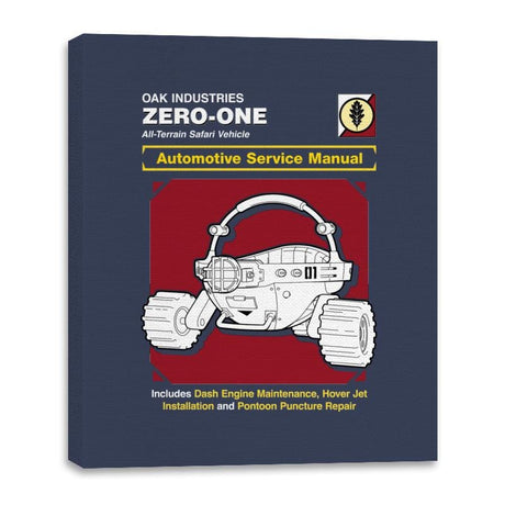 Zero One Service Manual - Canvas Wraps Canvas Wraps RIPT Apparel 16x20 / Navy