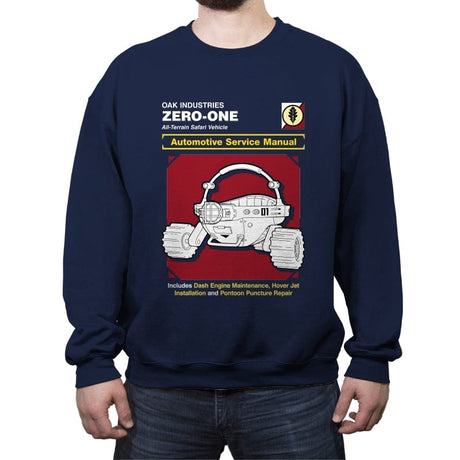 Zero One Service Manual - Crew Neck Sweatshirt Crew Neck Sweatshirt RIPT Apparel Small / Navy