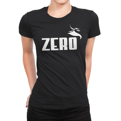 Zero - Womens Premium T-Shirts RIPT Apparel Small / Black
