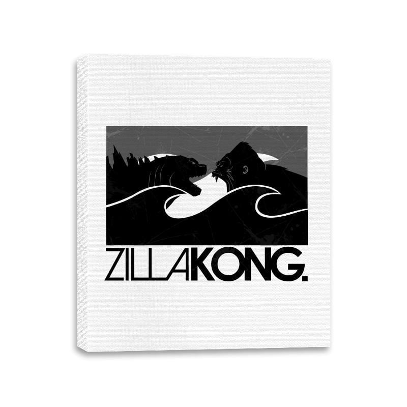 ZillaKong - Canvas Wraps Canvas Wraps RIPT Apparel 11x14 / White