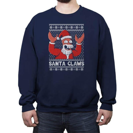 Zoiberg Santa Claws - Crew Neck Sweatshirt Crew Neck Sweatshirt RIPT Apparel