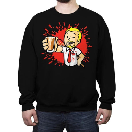 Zombie Boy - Best Seller - Crew Neck Sweatshirt Crew Neck Sweatshirt RIPT Apparel