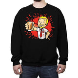 Zombie Boy - Best Seller - Crew Neck Sweatshirt Crew Neck Sweatshirt RIPT Apparel Small / Black