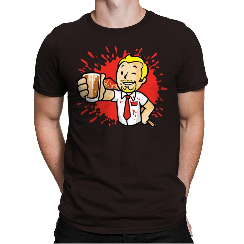 Zombie Boy - Best Seller - Mens Premium T-Shirts RIPT Apparel Small / Dark Chocolate