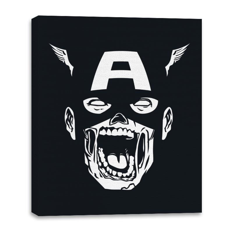 Zombies Assemble - Canvas Wraps Canvas Wraps RIPT Apparel 16x20 / Black