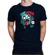 Zombmo Exclusive - Dead Pixels - Mens Premium T-Shirts RIPT Apparel Small / Midnight Navy