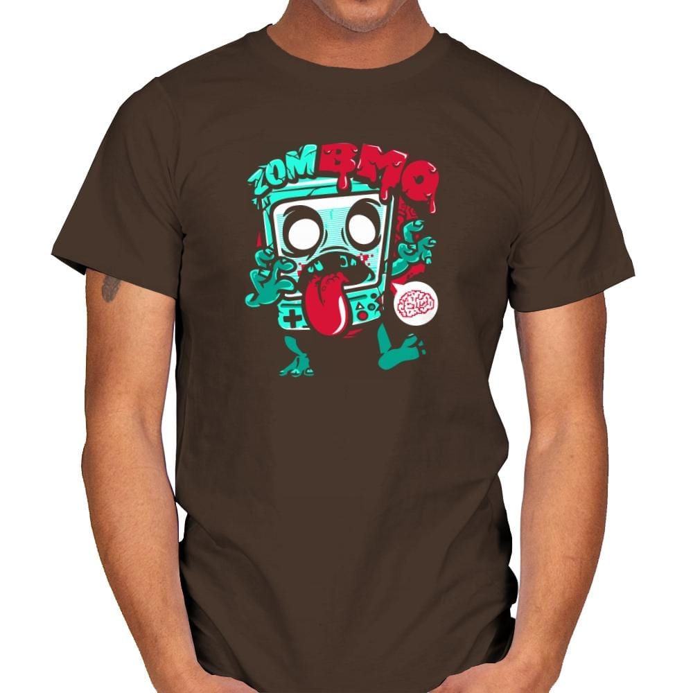 Zombmo Exclusive - Dead Pixels - Mens T-Shirts RIPT Apparel Small / Dark Chocolate