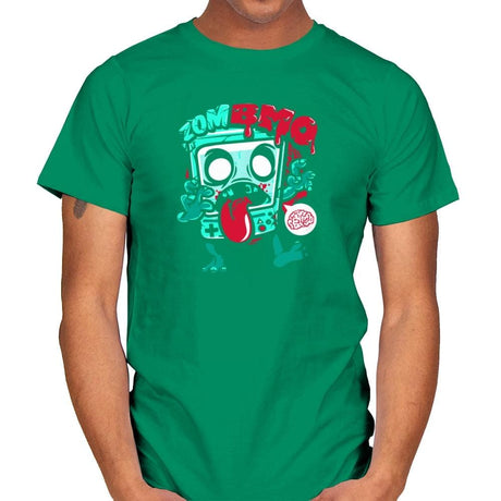 Zombmo Exclusive - Dead Pixels - Mens T-Shirts RIPT Apparel Small / Kelly Green