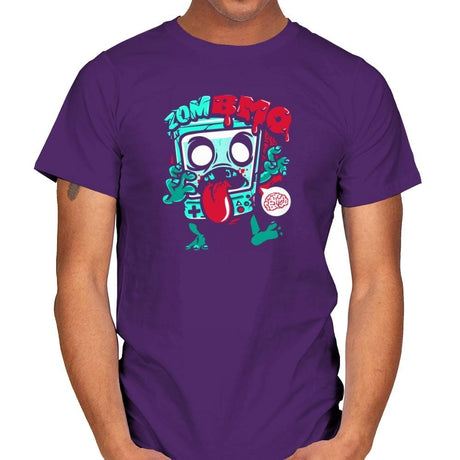 Zombmo Exclusive - Dead Pixels - Mens T-Shirts RIPT Apparel Small / Purple