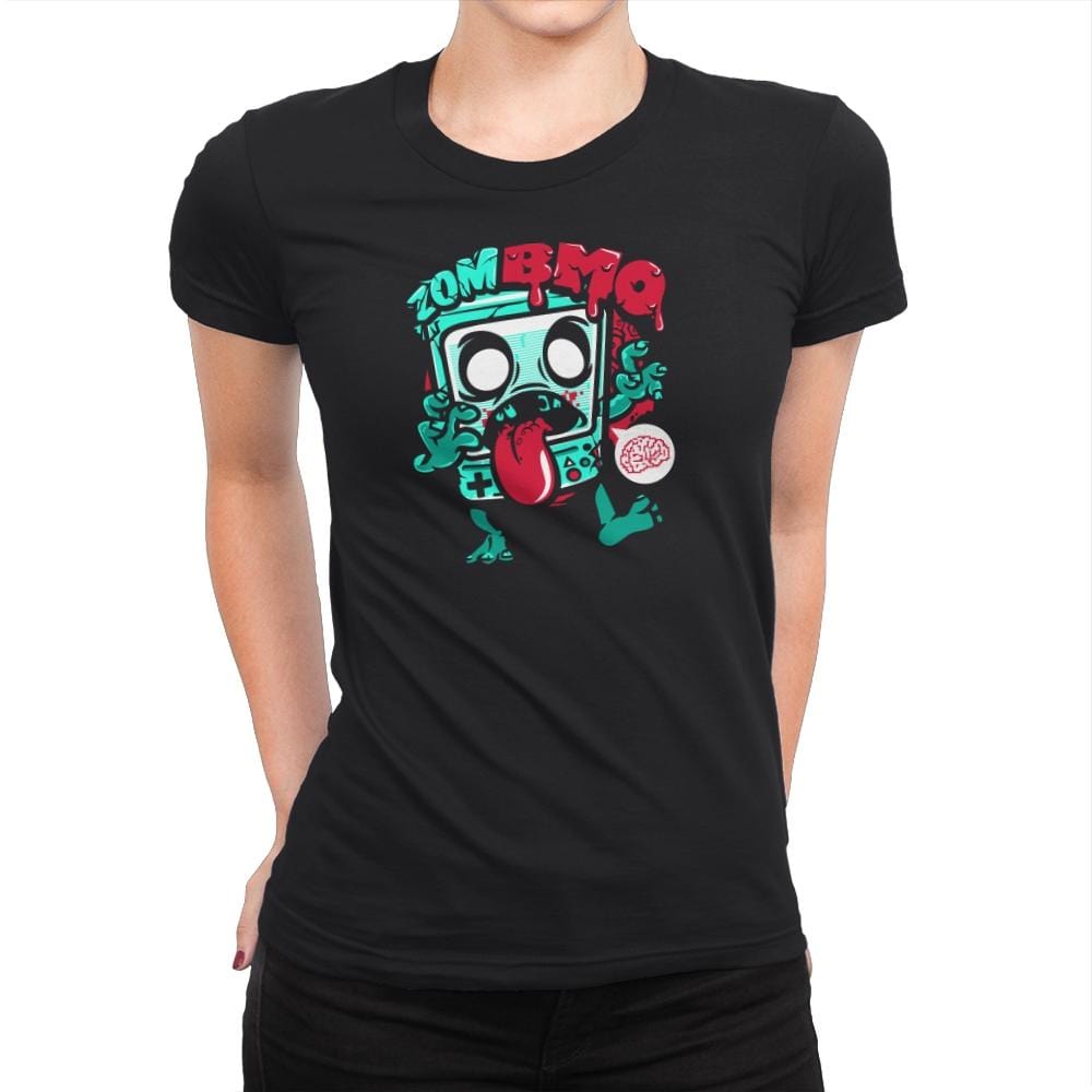 Zombmo Exclusive - Dead Pixels - Womens Premium T-Shirts RIPT Apparel Small / Black