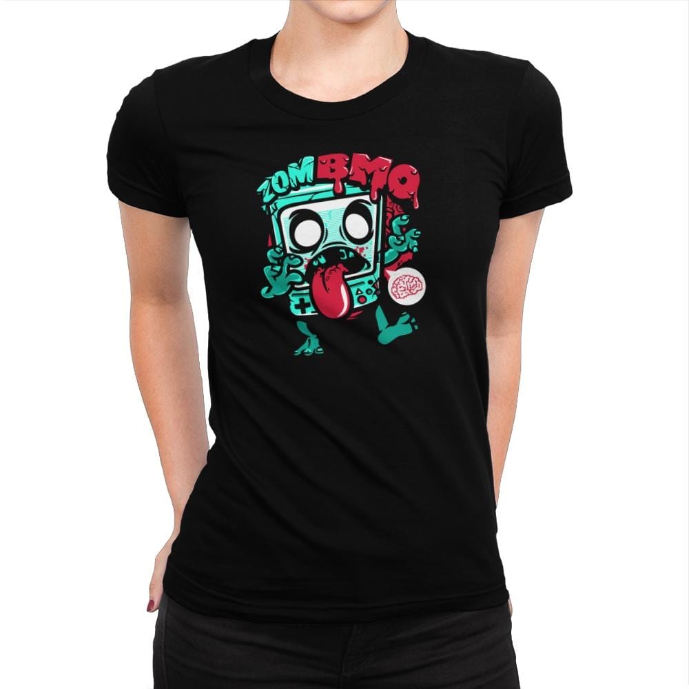 Zombmo Exclusive - Dead Pixels - Womens Premium T-Shirts RIPT Apparel Small / Indigo