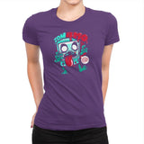Zombmo Exclusive - Dead Pixels - Womens Premium T-Shirts RIPT Apparel Small / Purple Rush