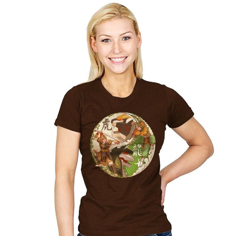 Zord Dynasty - Womens T-Shirts RIPT Apparel Small / Brown