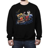 Zords Before Time - Crew Neck Sweatshirt Crew Neck Sweatshirt RIPT Apparel