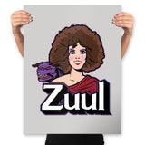 Zuul's Dreamhouse - Prints Posters RIPT Apparel 18x24 / Silver