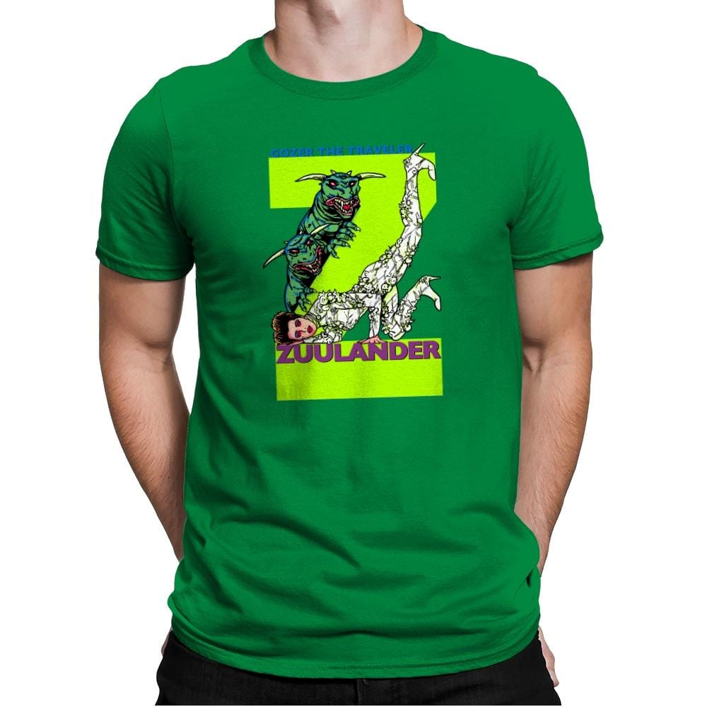 Zuulander Exclusive - Mens Premium T-Shirts RIPT Apparel Small / Kelly Green