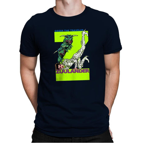 Zuulander Exclusive - Mens Premium T-Shirts RIPT Apparel Small / Midnight Navy
