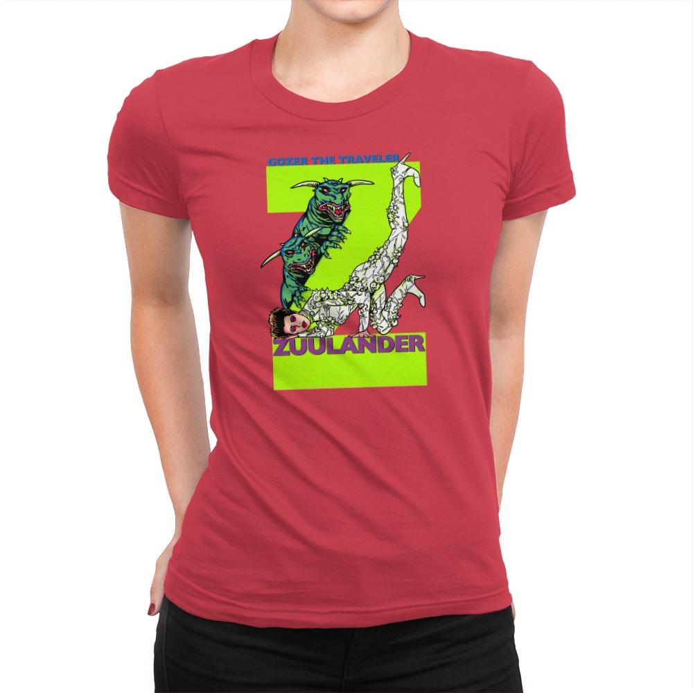 Zuulander Exclusive - Womens Premium T-Shirts RIPT Apparel Small / Red