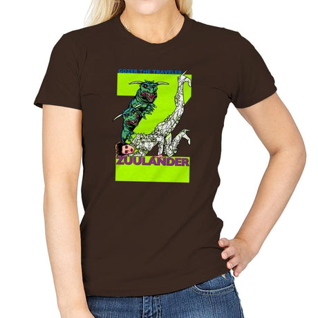 Zuulander Exclusive - Womens T-Shirts RIPT Apparel Small / Dark Chocolate