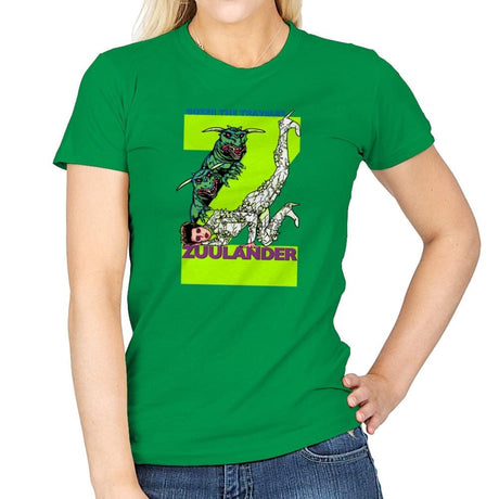 Zuulander Exclusive - Womens T-Shirts RIPT Apparel Small / Irish Green