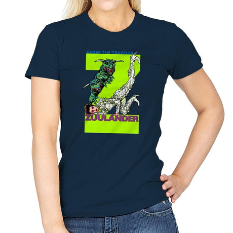 Zuulander Exclusive - Womens T-Shirts RIPT Apparel Small / Navy