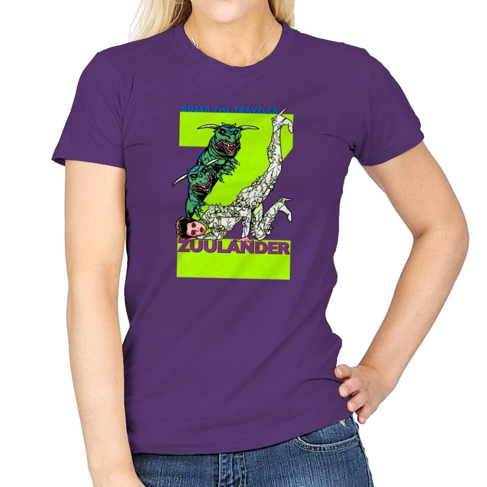 Zuulander Exclusive - Womens T-Shirts RIPT Apparel Small / Purple