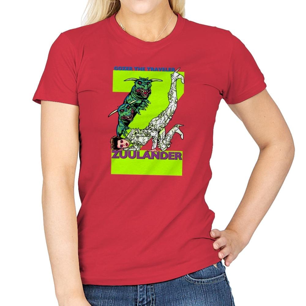 Zuulander Exclusive - Womens T-Shirts RIPT Apparel Small / Red