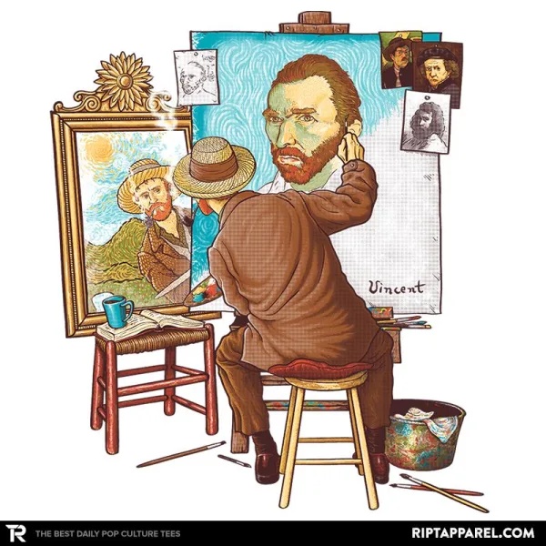 Van Gogh Triple Portrait - Pop Impressionism