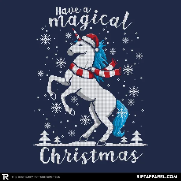 Magic Unicorn Christmas - Ugly Holiday
