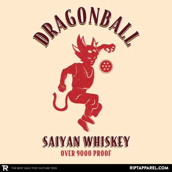 Dragonball Whiskey - Kamehameha Tees